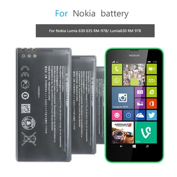 1830mAh BL-5H Baterija Nokia Lumia 630 Lumia630 RM-977 RM-978 Moneypenny RM 977 978 BL 5H Mobilusis Telefonas