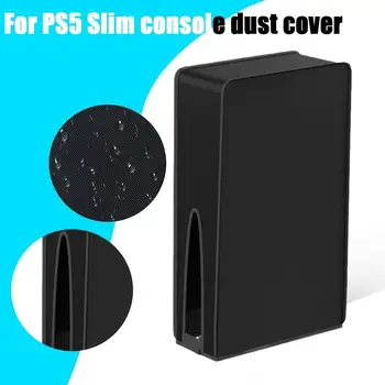 1pc Už PS5 Slim Konsolės Vertikalią/Horizontalią Dulkių Dangtelį Anti-Scratch Dulkių Įrodymas Raštas Playstation 5 Plonas Vandeniui Atveju