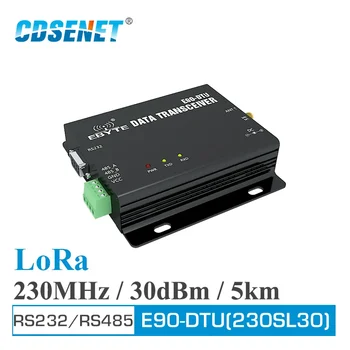 230MHz LoRa Belaidis siųstuvas-imtuvas ir Imtuvas 30dBm RS232 RS485 CDSENET E90-DTU(230SL30) Modbus vietinio eismo per sieną RSSI Belaidžio RD ryšio signalų siuntimo ir priėmimo