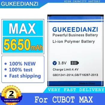 5650mAh Pakeitimo Didelės Talpos Mobiliojo Telefono Bateriją CUBOT MAX CUBOTMAX Smartphon Baterijos
