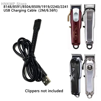 5V USB Įkrovimo Galios Kabelių Pasirinkimas Įkroviklio WAHL 8148/8591/8504 Atsarginės Dalys, Elektros Plaukų Clipper Barbershop Priedai