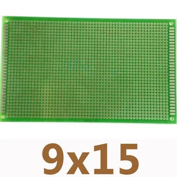9*15 cm, vienoje Pusėje Alavo Danga PCB Universalus Valdybos Aukštos Kokybės Stiklo Pluošto Valdybos Eksperimento Matricos plokštės