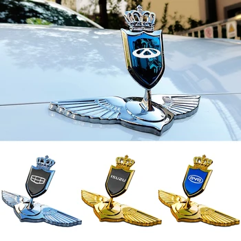Aukštos kokybės Haval Modifikuotų Metalo 3D Nuolatinis Automobilio Priekinio Kapoto Emblema Lipdukas Kampas Sparnus Logotipas Ženklelis Skirta kapoto logotipas