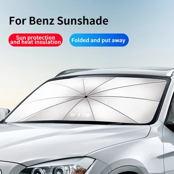 Automobilių Stiklų skėtį nuo saulės, Automobilio Priekinio Lango Uv Skydas, Sulankstomas skėtį nuo saulės Mercedes Benz AMG W204 W205 W203 W211 W201 W210 W108 W12