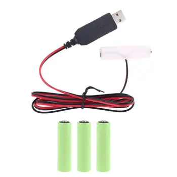 Baterijos Reguliuojamas Maitinimo Adapteris 1,5 V AAA Baterijos Kalėdų Led