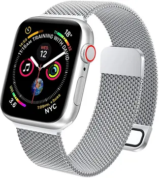 Dirželis Apple watch Band 44mm 40mm 38mm 42mm 44 mm Accessories Magnetine Kilpa Metalo smartwatch apyrankę iWatch 