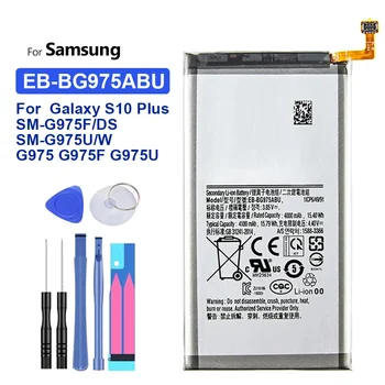 EB-BG975ABU 4100mAh Baterijos Samsung Galaxy S10 Plius S10+ S10 Plius SM-G975F/DS SM-G975U/W G975 G975F G975U S10Plus Baterijos