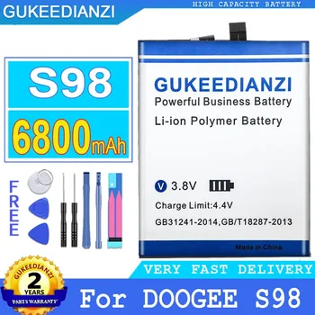 GUKEEDIANZI-S98 Mobiliojo Telefono Baterija, 6800mAh, Nemokamus Įrankius, Baterija DOOGEE S98, BAT21ZN1356000