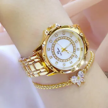 Moterys, Žiūrėti Flash Diamond Rinkimo Nerūdijančio Plieno Juosta Kvarco Žiūrėti Riešo Laikrodžių Apyrankės Nustatyti reloj para mujer Prabanga