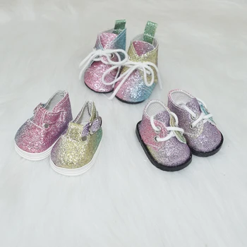 Naujas Atvykimo Mini 3color 20cm Lėlės Batai Lėlės uzpost Priedai 5cm ryškiai rožinės spalvos odiniai batai