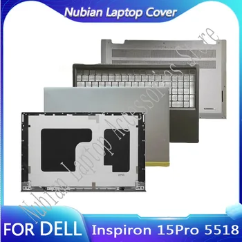 Naujas Dell Inspiron 15Pro 5518 Pakeitimo Nešiojamas Reikmenys, Lcd Back Cover/Palmrest/Apačios, Su LOGOTIPU, Sidabriškai Pilka