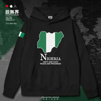 Nigerijos Nacionalinės Žemėlapis mens hoodies drabužių sporto vyrų hoodie balta palaidinukė sporto streetwear nauja drabužių rudens-žiemos