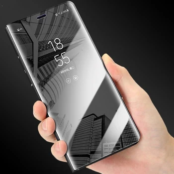 Smart Veidrodis, Flip Case For Samsung Galaxy A20E A10 A20 A30 A40 A50 A70 A80 A90 Padengti A6 A7 A8 J4 J6 A9 2018 S7 S8 S9 S10 Plius