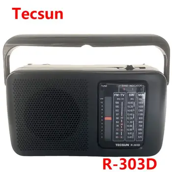 Tecsun R-303D R303D Nešiojamų FM Vidutinių Bangų Trumpųjų Bangų TV Garso Vyresnio puslaidininkio Radijas