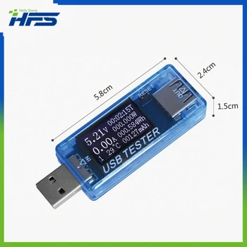 USB įkrovimo srovės/įtampos testeris QC2.0 detektorius USB voltmeter ammeter MX17