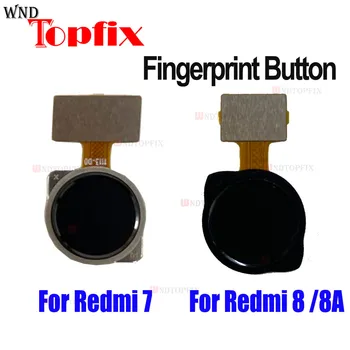 Už Xiaomi Redmi 7 Home Mygtuką, pirštų Atspaudų Juostelės Identifikavimo Jutiklis Flex Kabelis Redmi 8 8A Fiingerprint Mygtuką, Remontas, Dalys