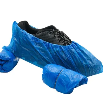 Vienkartiniai PE aplinkos apsaugos plastiko batų apima vidaus ir lauko lengva naudoti Vienkartines Batų Dangtis