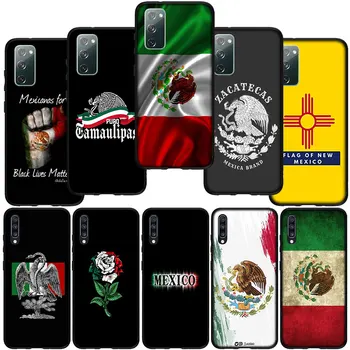 Vėliavos Meksika Telefono Dangtelį Atveju, Huawei Y7A Y6P Y5P Y6 Y7 Y9 Premjero 2018 2019 Y8P Y9A Y8S Y9S P Smart Soft Korpusas