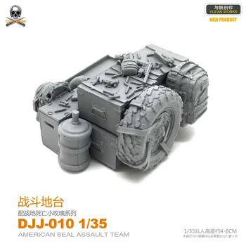 Yufan Modelis Originalus 1/35 Dervos Platforma Su Burės Žaisti DJJ-10