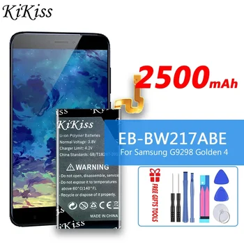 2500mAh KiKiss Battery EB-BW217ABE Samsung Galaxy G9298 Aukso 4 Golden4 SM-W2017 Pakeitimo Bateria