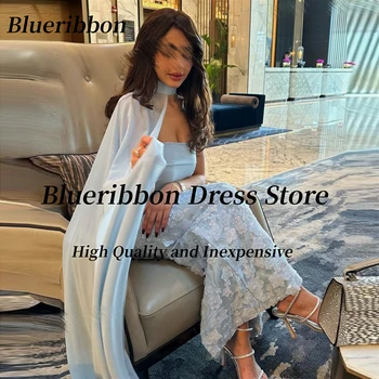 Blueribbon Stebėjimo Prom Dresses 3D Gėlės Apvalkalą Gimtadienio Vakarą Chalatai Antklodės Ponios Suknelė ypatingoms Progoms