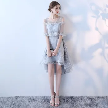 Paprastas ir Elegantiškas Banketų vakarinę Suknelę Bridesmaid Suknelę Trumpas Lieknėjimo Pasakų Svajinga Suknelė Maža Suknelė Moterų Baigimo Suknelė