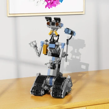 Sci-fi Filmus Johnnyed Penkių Roboto Modelis su Manipuliatoriaus ir Bakas Kojų Pastato Žaislų Rinkinys Vaikams Gimtadienio Dovanos
