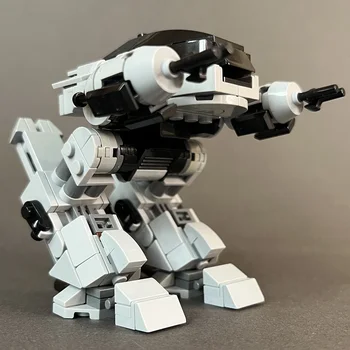 SS RoboCoped ED-209 Robotas Simbolių, Mechaninė Karo Politikos, Statybinės Plytos Filmą Mecha Žaislai Kostiumas Vaikams Gimtadienio Dovanos