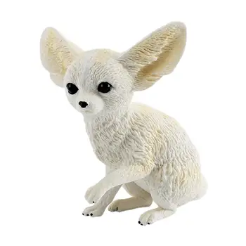 Stalo Ornamentas Fox Imituojamas Miško Lapė Statula Su Ryškiomis Dideles Ausis, Namų Dekoro Produktus, Miegamojo Kambarį Prieškambaris