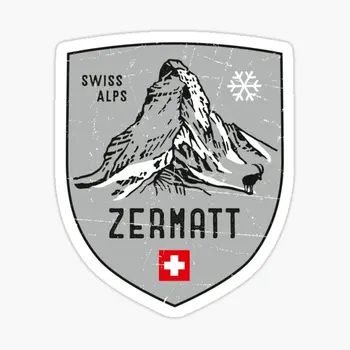 Zermatt Kalnų Šveicarija Emblema 10VNT Lipdukai Kambarį Lipdukai Vandens Butelių Papuošimai Automobilių Vaikas Sienos Langą